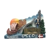 European, Nordic, Norwegian refrigerator stickers, city tourist souvenirs wholesale manufacturer, three-dimensional creativity Item Picture